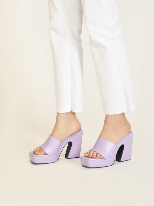 Chunky Rise Block Heel