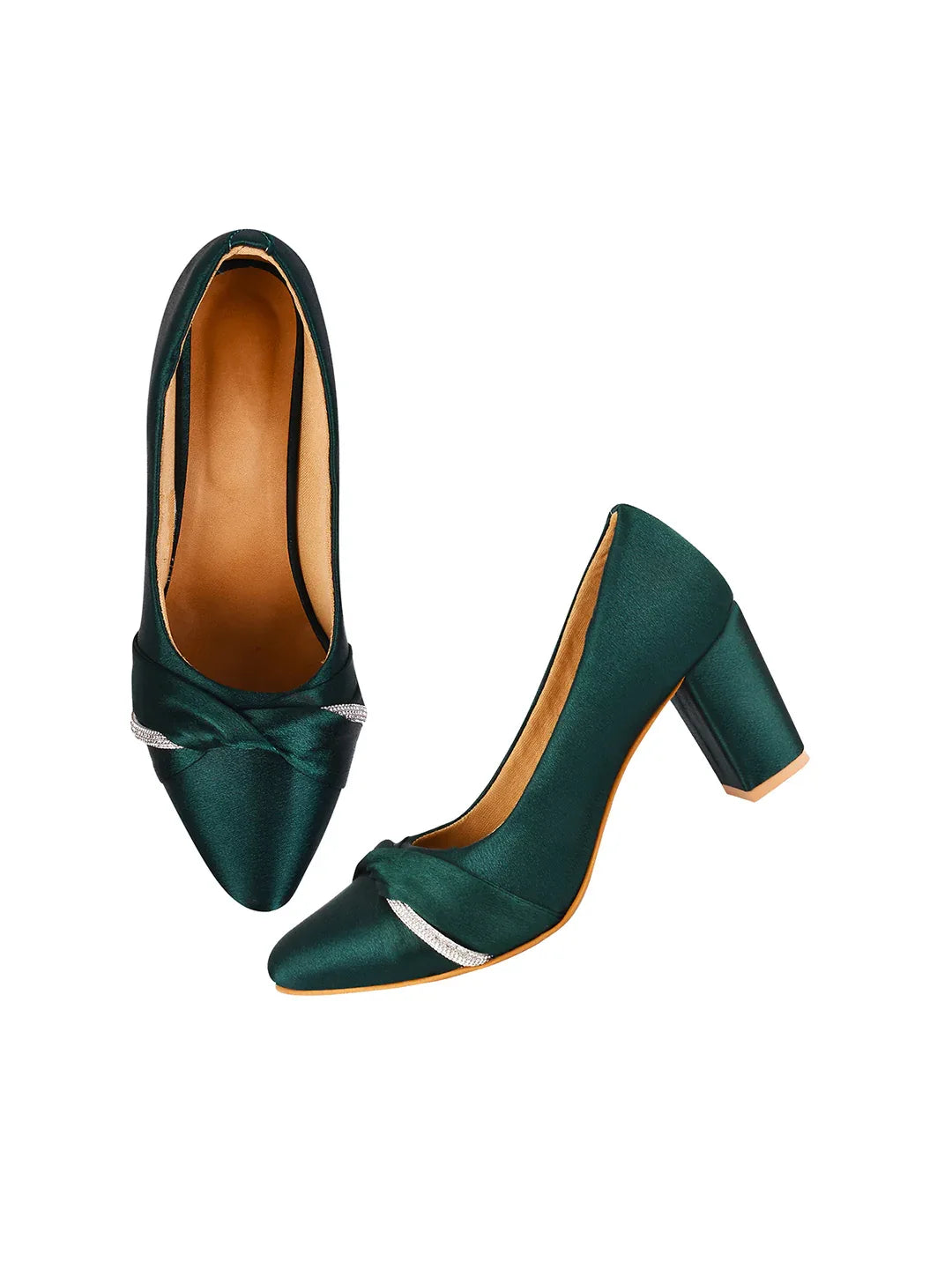 Classic Pointed-Toe Block Heels