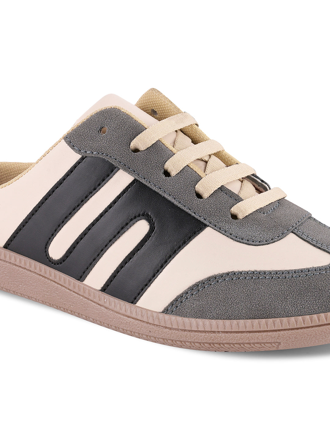Retro Lace-Up Casual Mule Style Sneakers with Lace-up