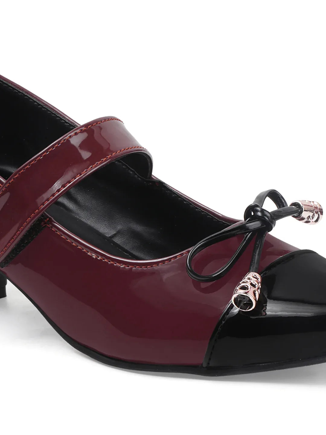 Classic Strap Detail Mid Heel Shoes
