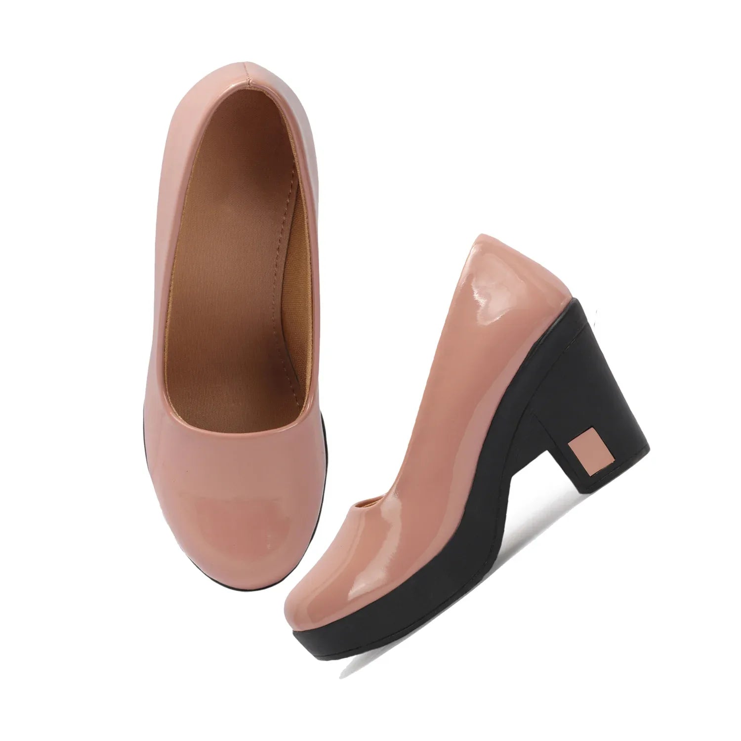 Classic Block Heel Work Pumps