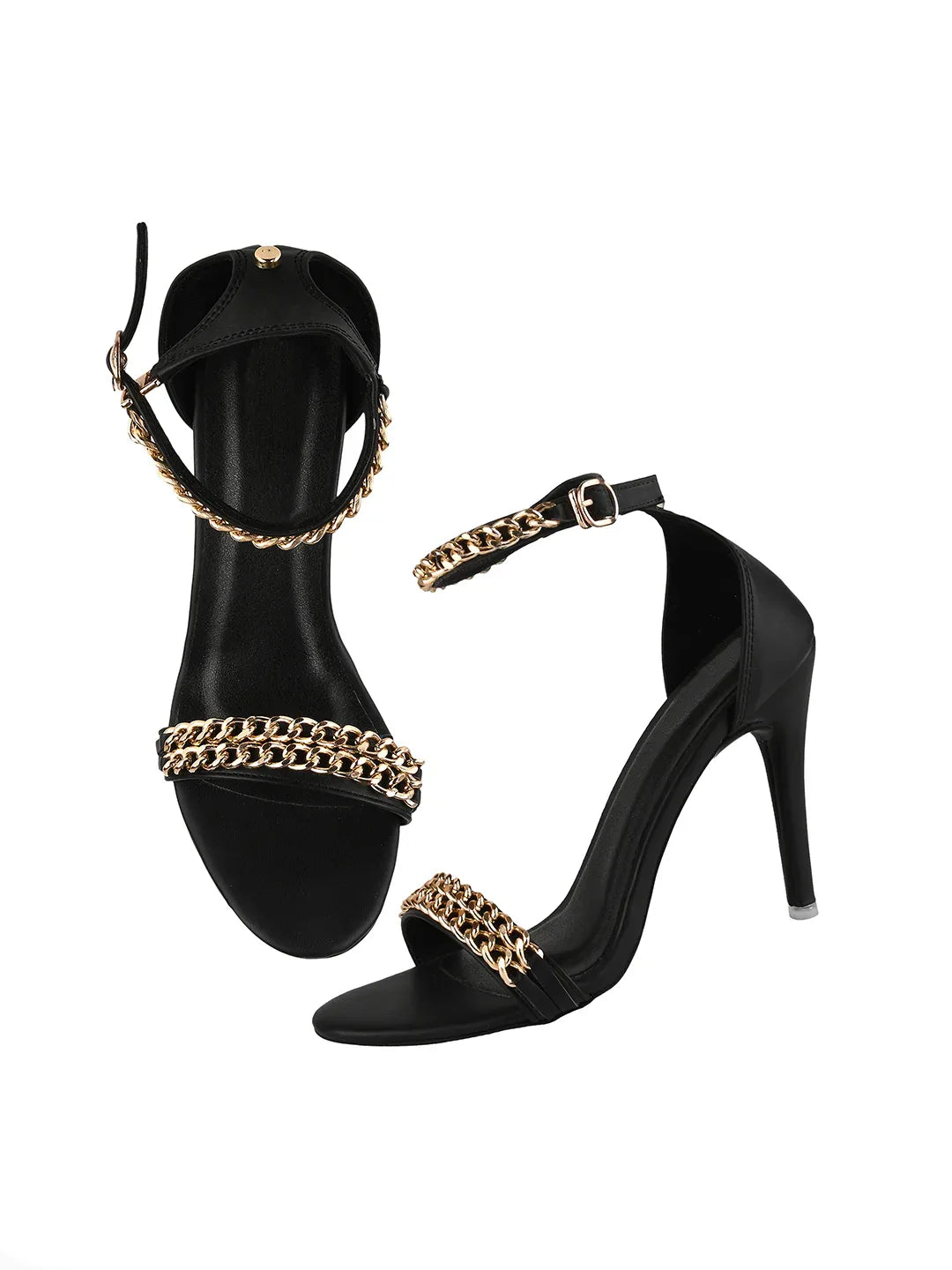 Elegant Ankle Chain Stiletto Sandals
