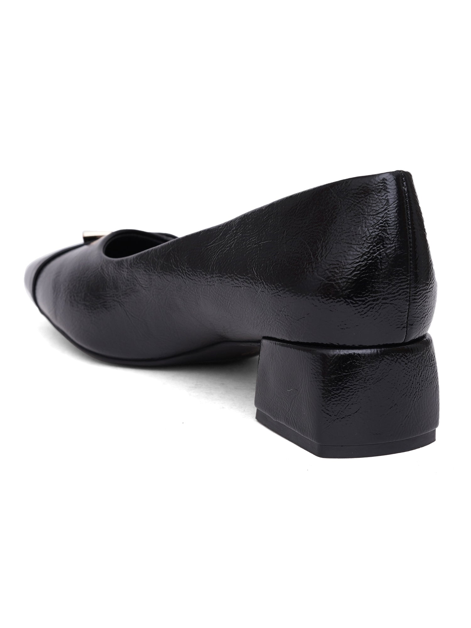 Classy Square Toe Casual Pumps Block Heels