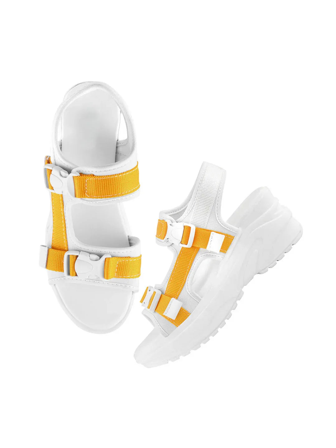 Trendy Sports Style Platform Sandals