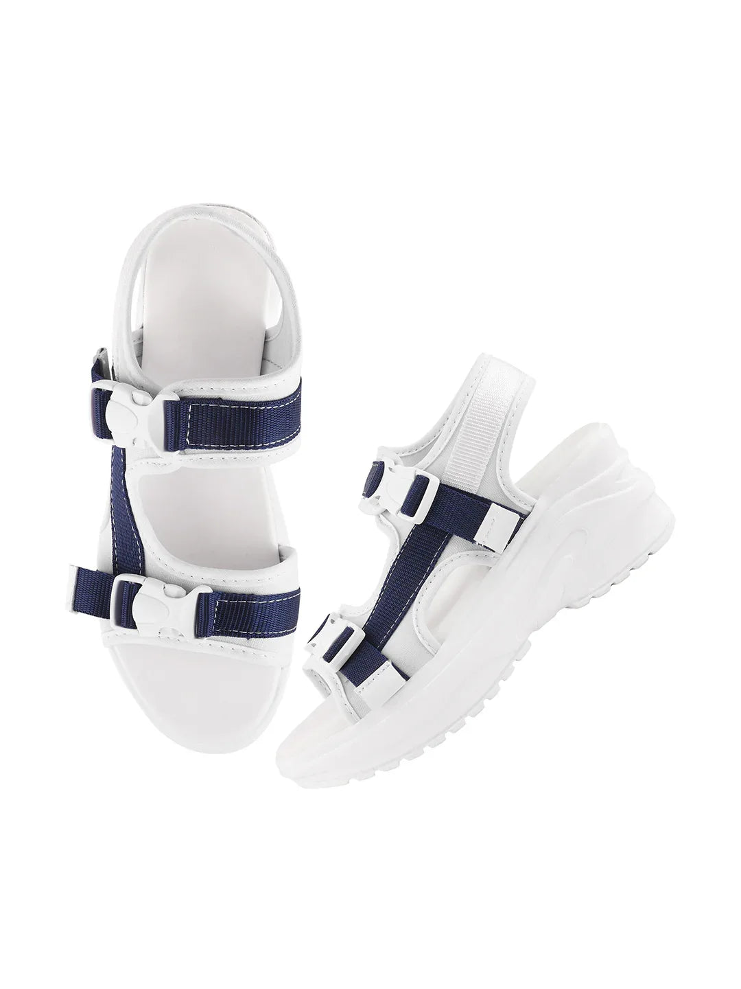 Trendy Sports Style Platform Sandals