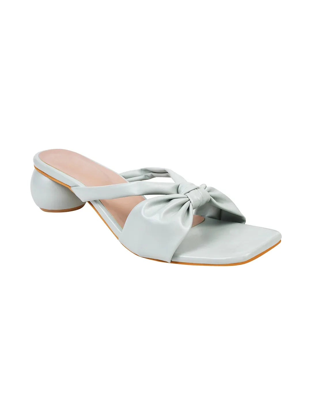 Elegant Knot Strap Block Heels