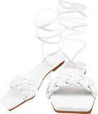 Urban Knot Ankle-Tie Sandals