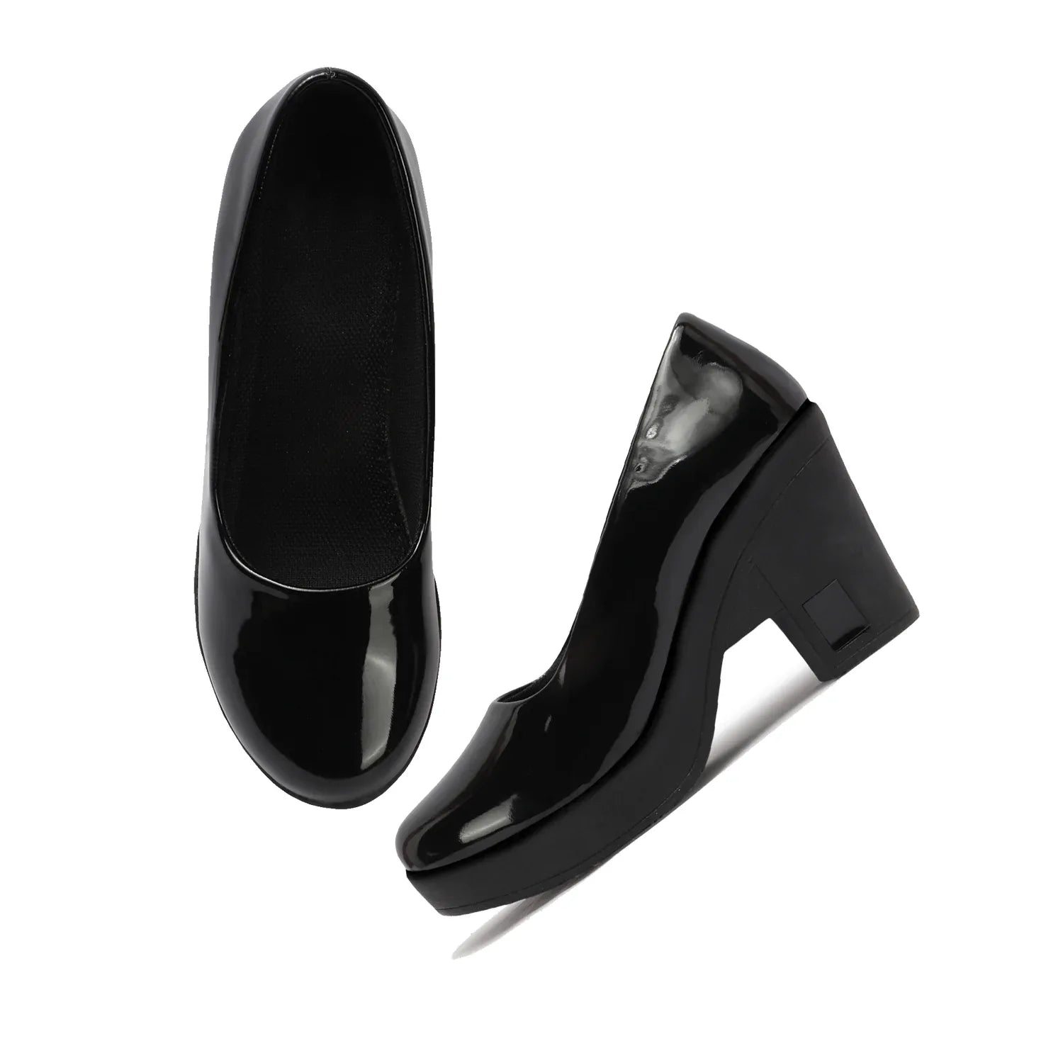 Classic Block Heel Work Pumps