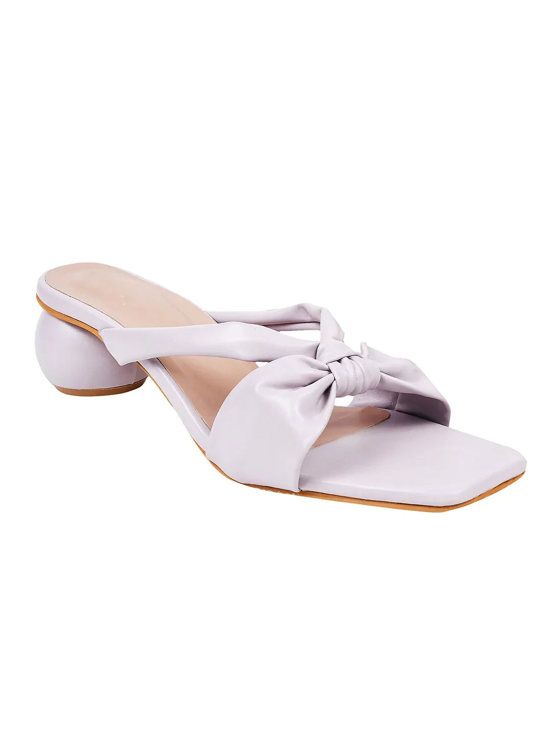 Elegant Knot Strap Block Heels