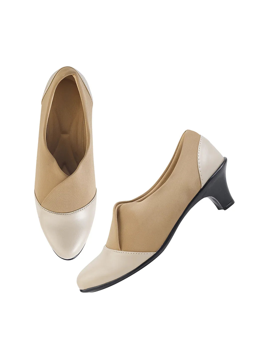 Classic Two-Tone Formal Pumps