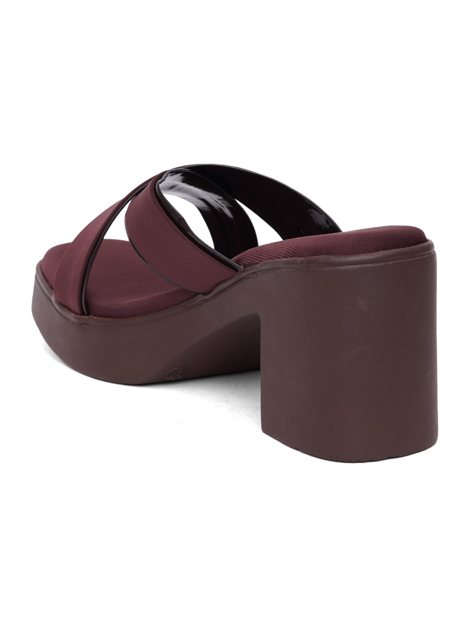Stylish Cross-Strap Block Heel Sandals