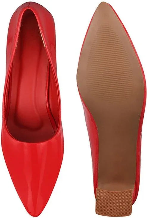 Femme Rouge Pointed Pumps