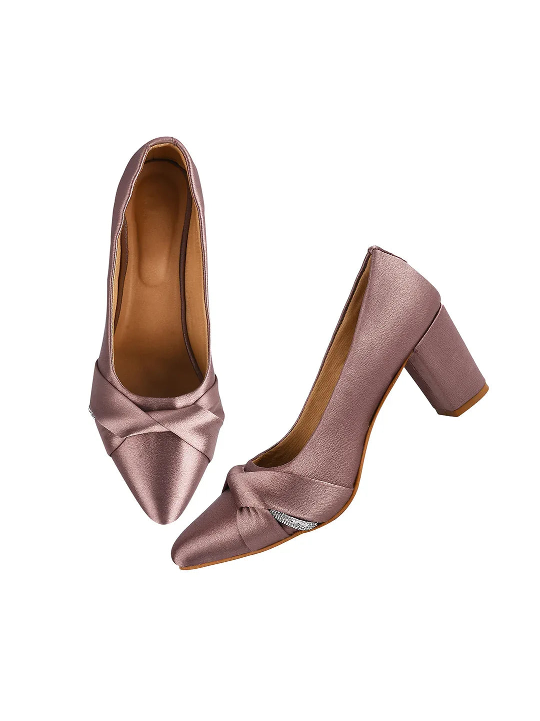 Classic Pointed-Toe Block Heels