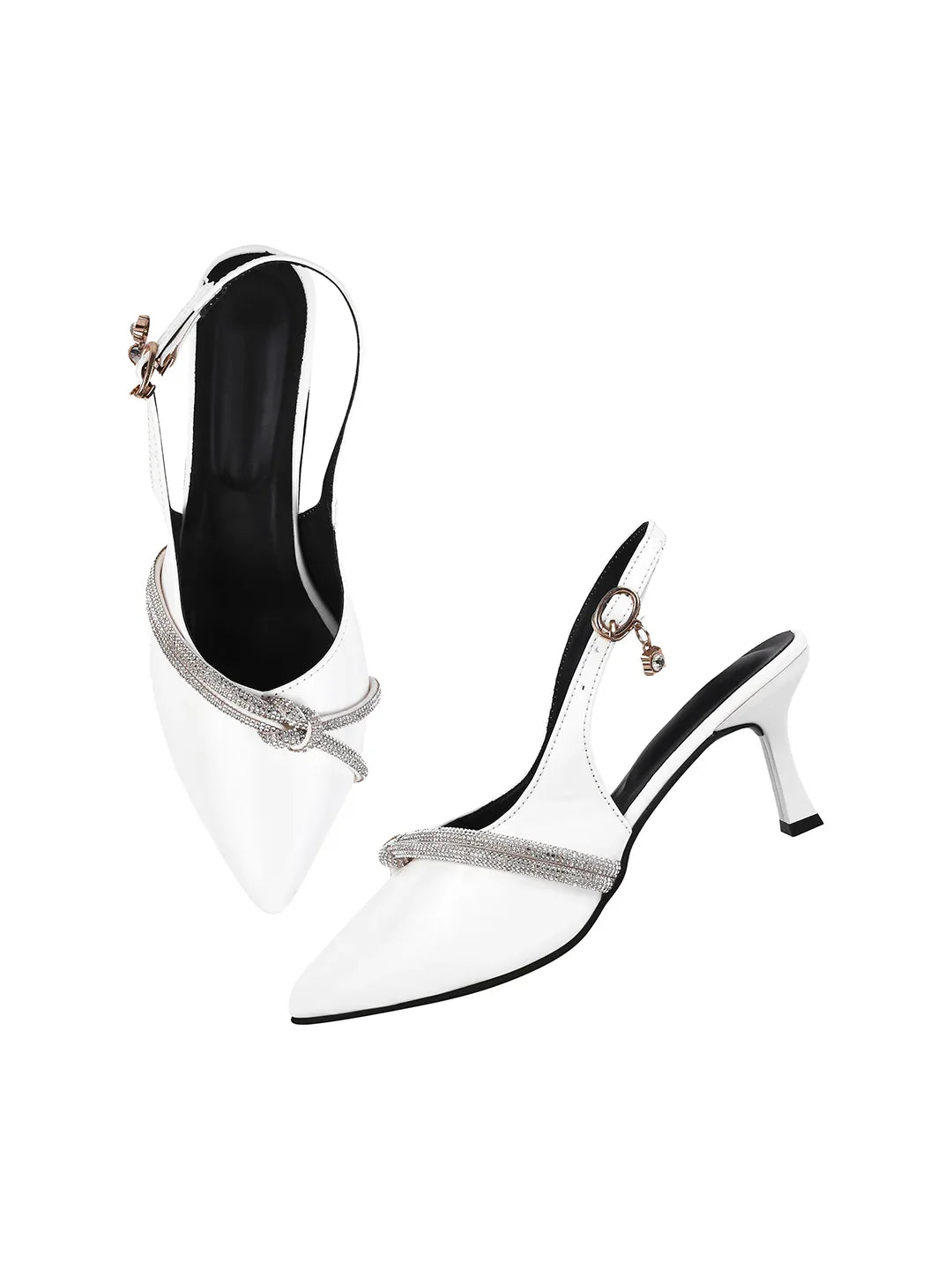 Elegant Knot Strap Heels