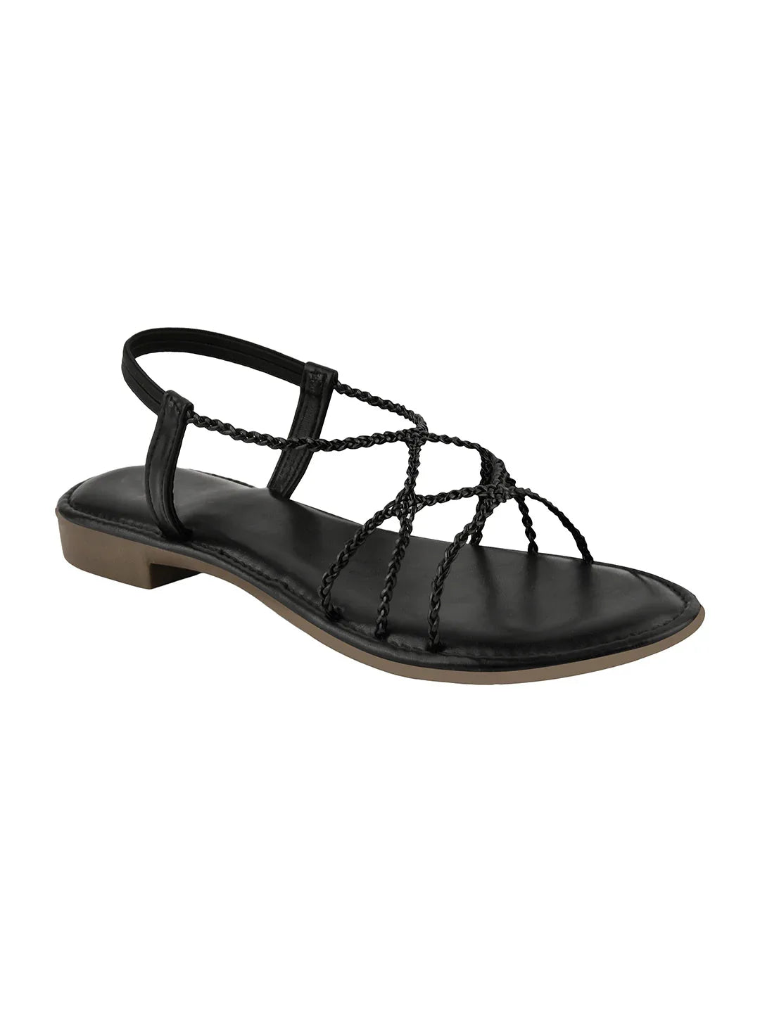 Chic Braided Strap Comfort Sandals