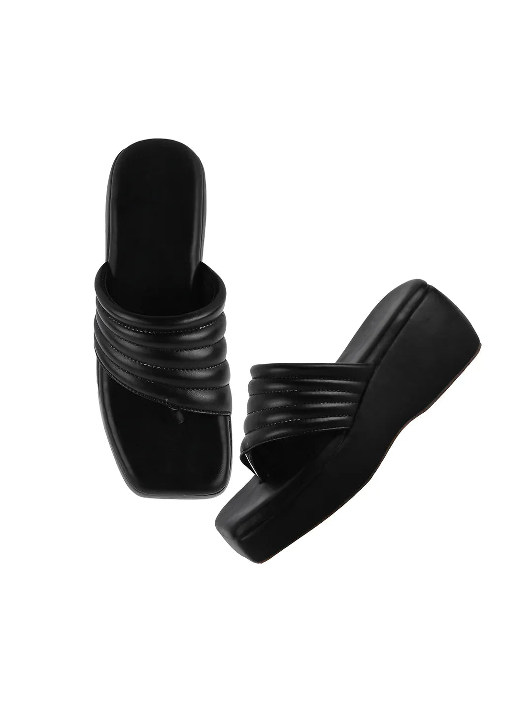 Comfort Curve Padded Wedge Slides