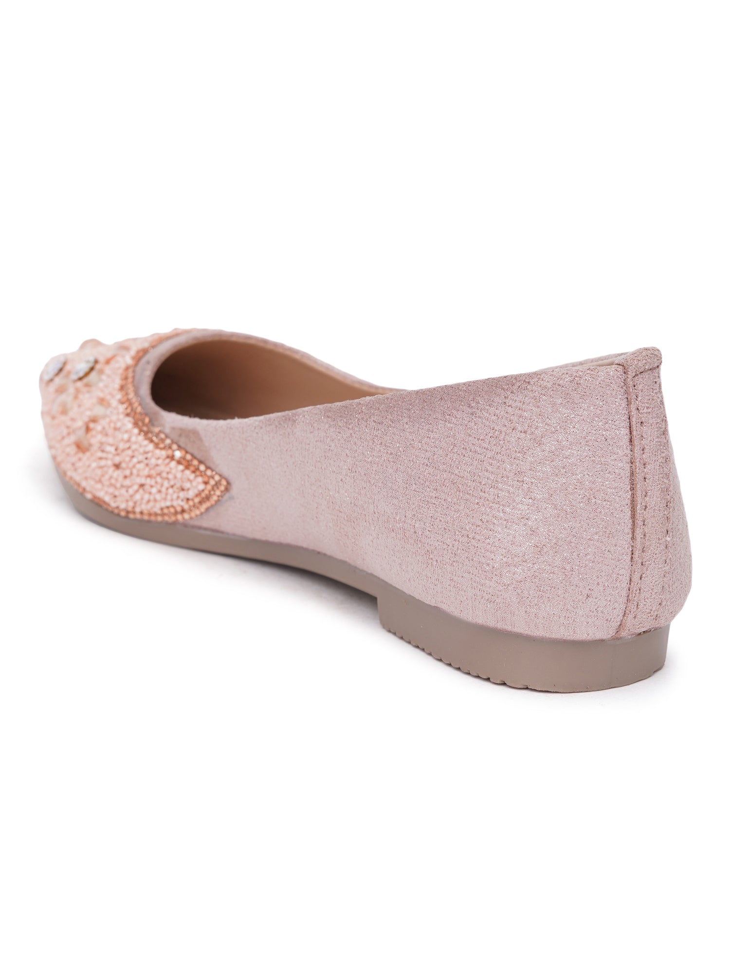 Blossom pearls & stone Embellished Pointed Desi Juttis
