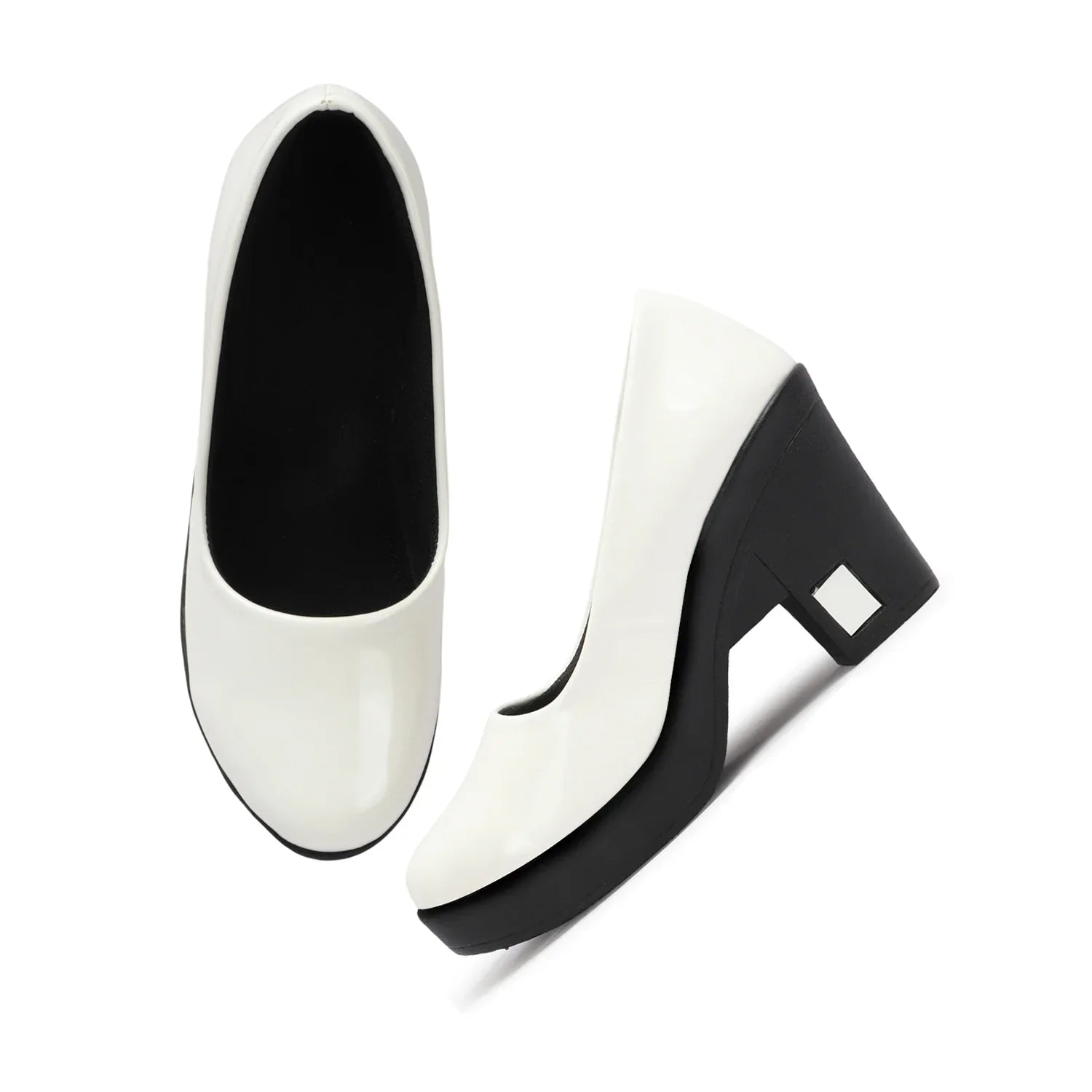 Classic Block Heel Work Pumps