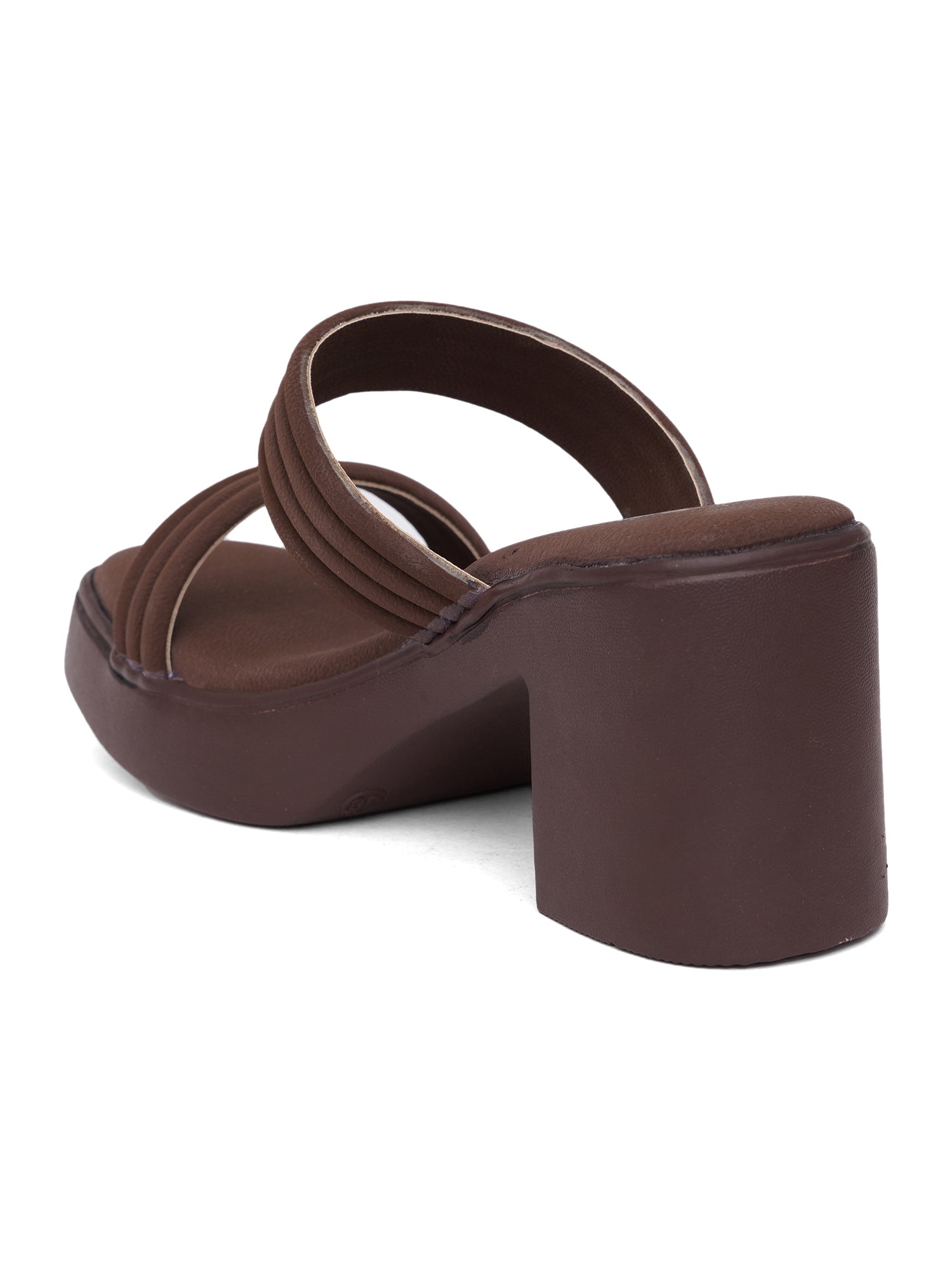 Trendy Padded Double-Strap Block Heel Sandals