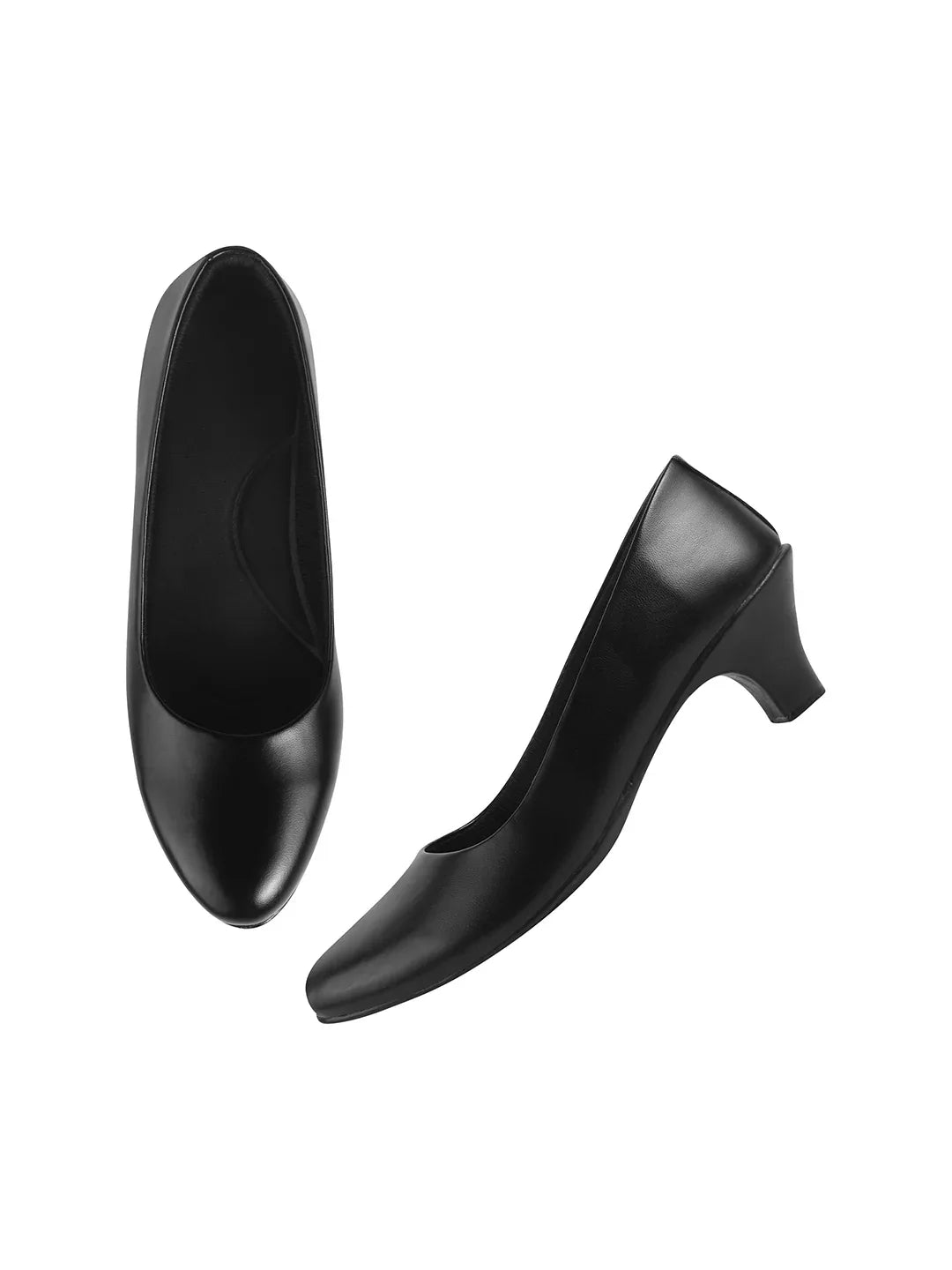 Elegant Office Wear Block Heels