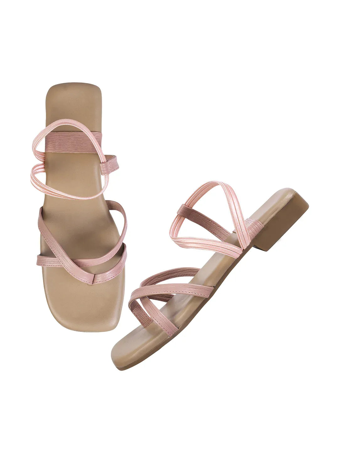 Clean Look Strappy Comfort Sandals