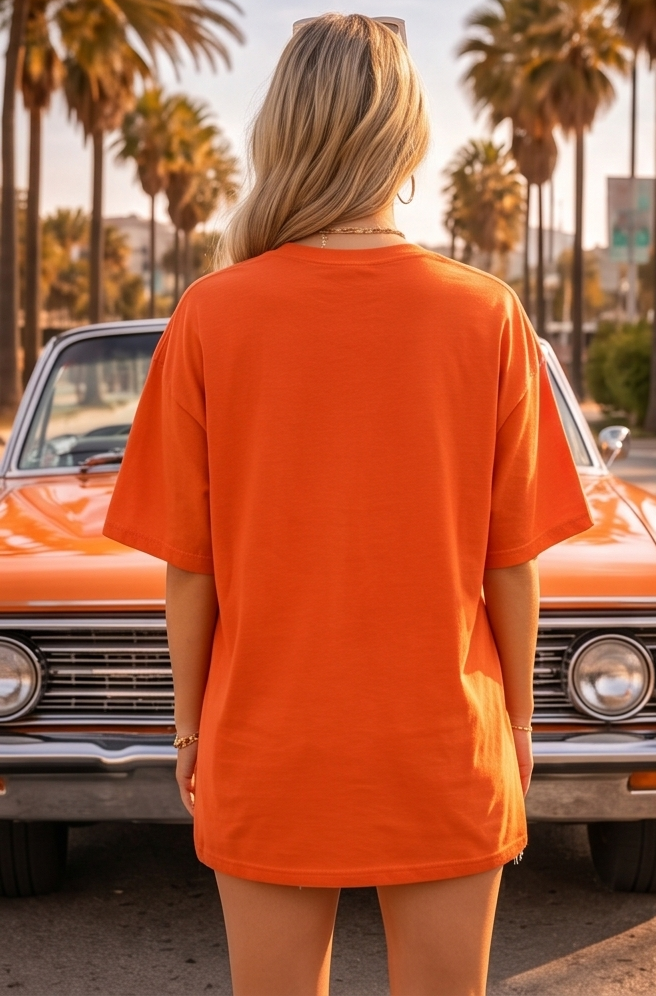 Oversized Los Angeles LA Graphic Printed T-Shirt