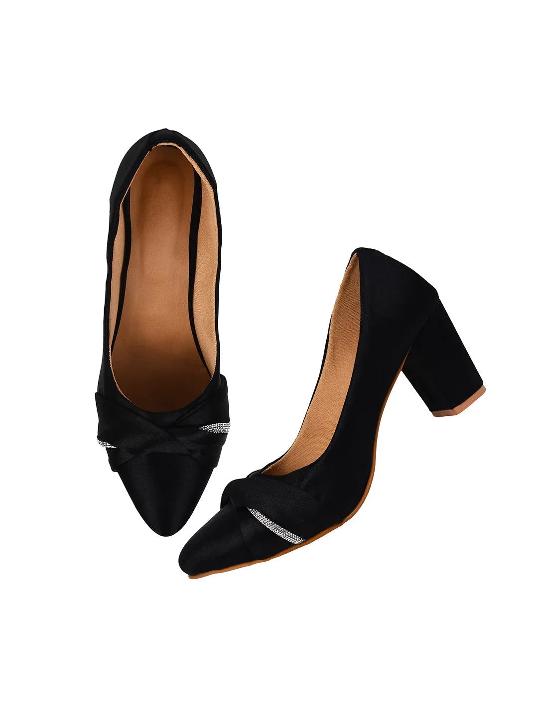 Classic Pointed-Toe Block Heels