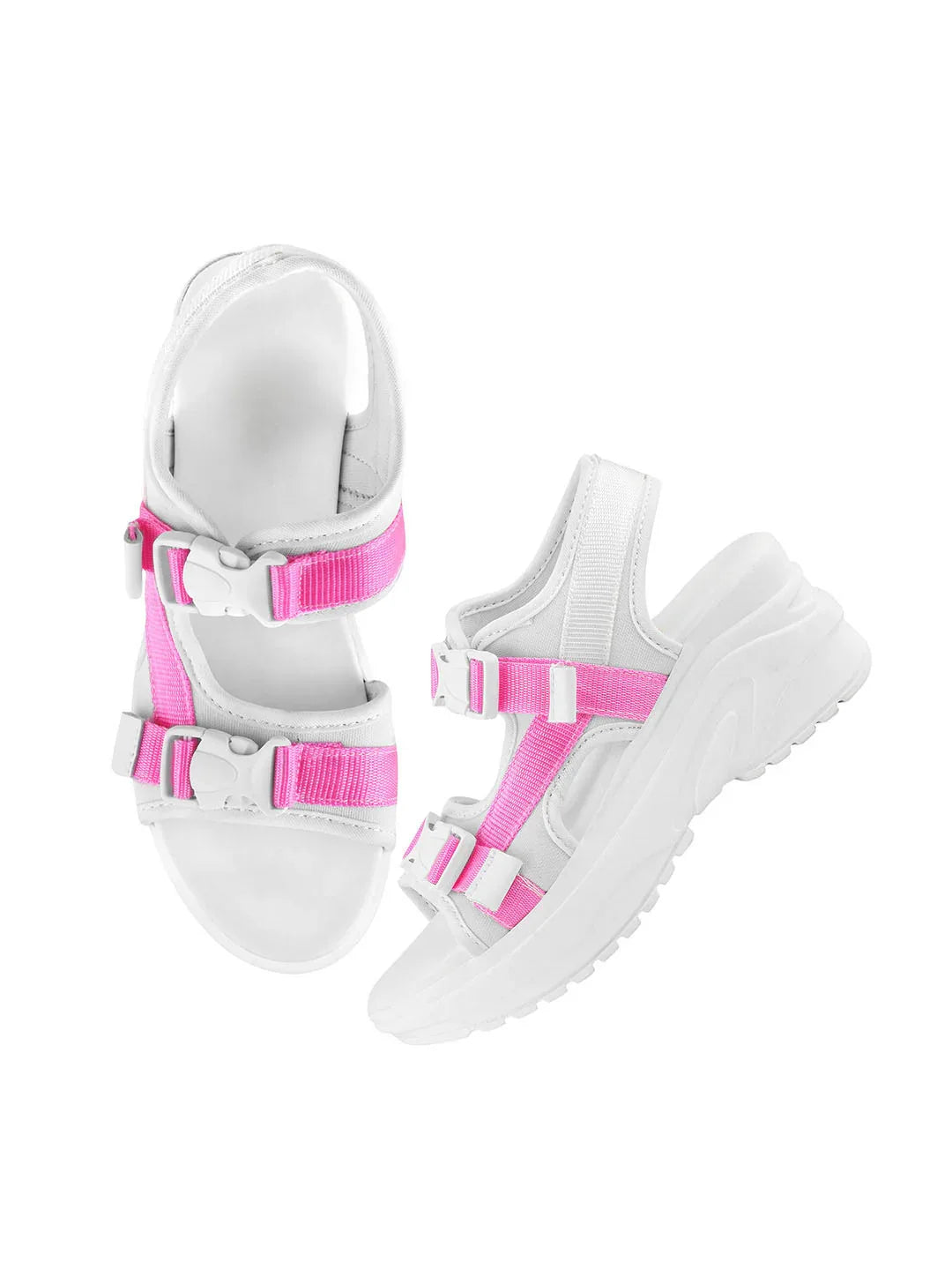 Trendy Sports Style Platform Sandals