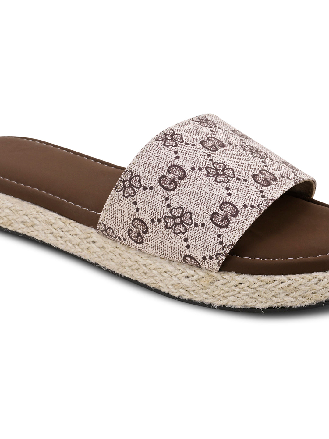 Daisy Doodle Printed Platform Slides