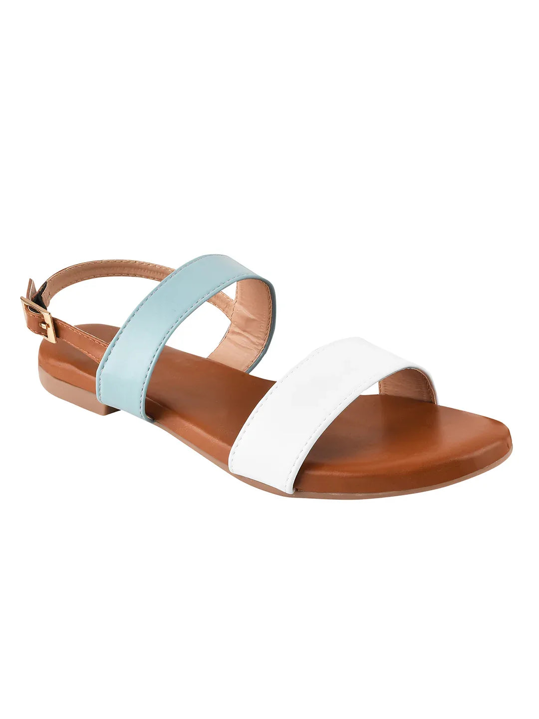 Clean Look Dual Strap Flat Sandals