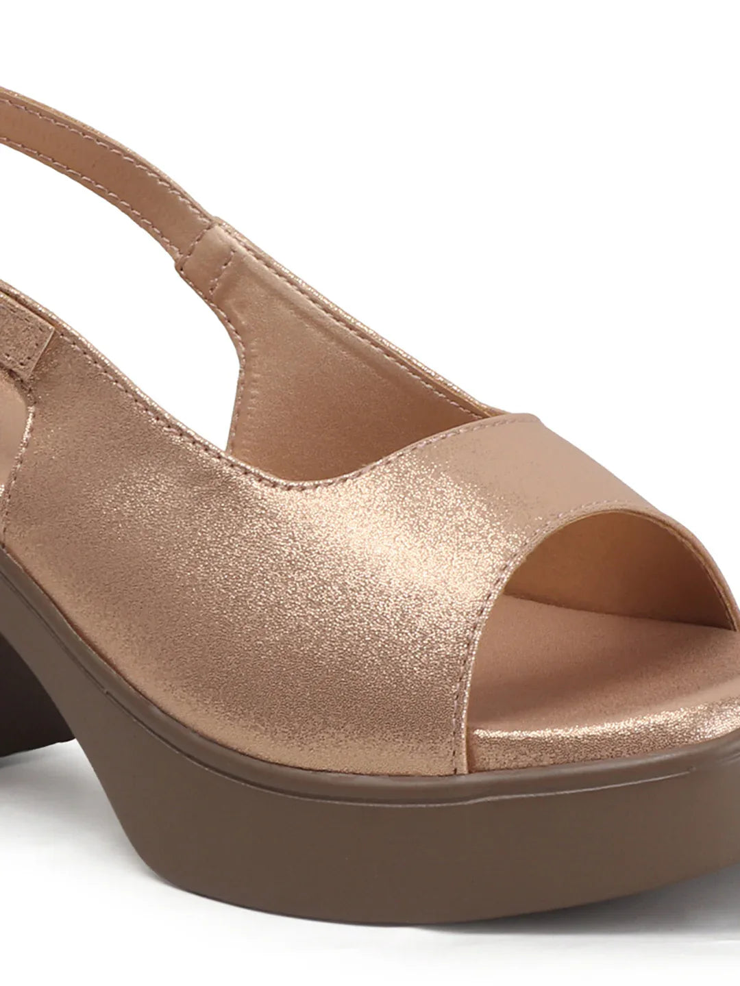 Comfortable Open-Toe Block Heel Sandals