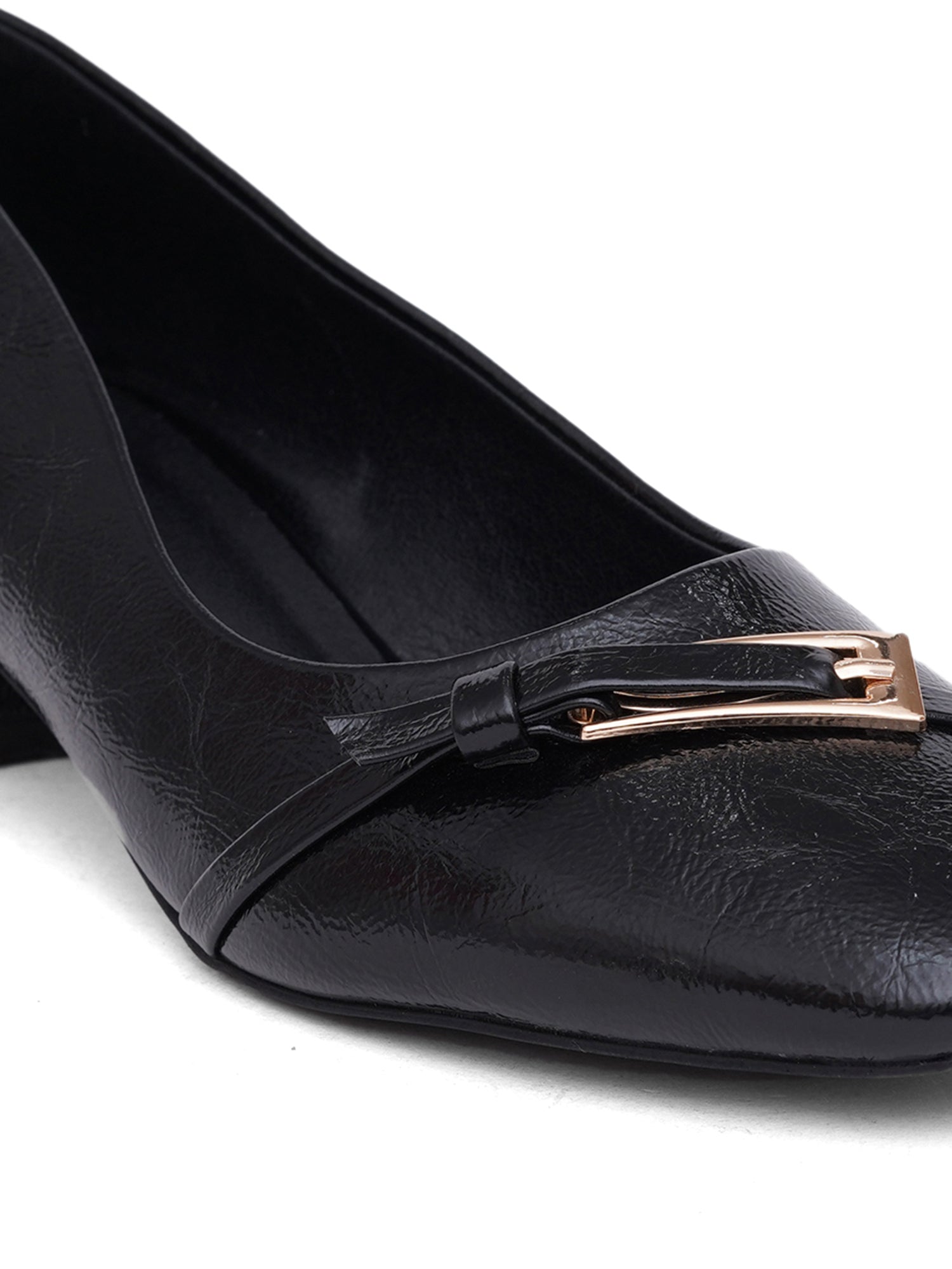 Classy Square Toe Casual Pumps Block Heels