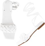 Urban Knot Ankle-Tie Sandals