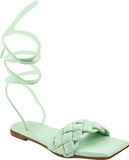 Urban Knot Ankle-Tie Sandals