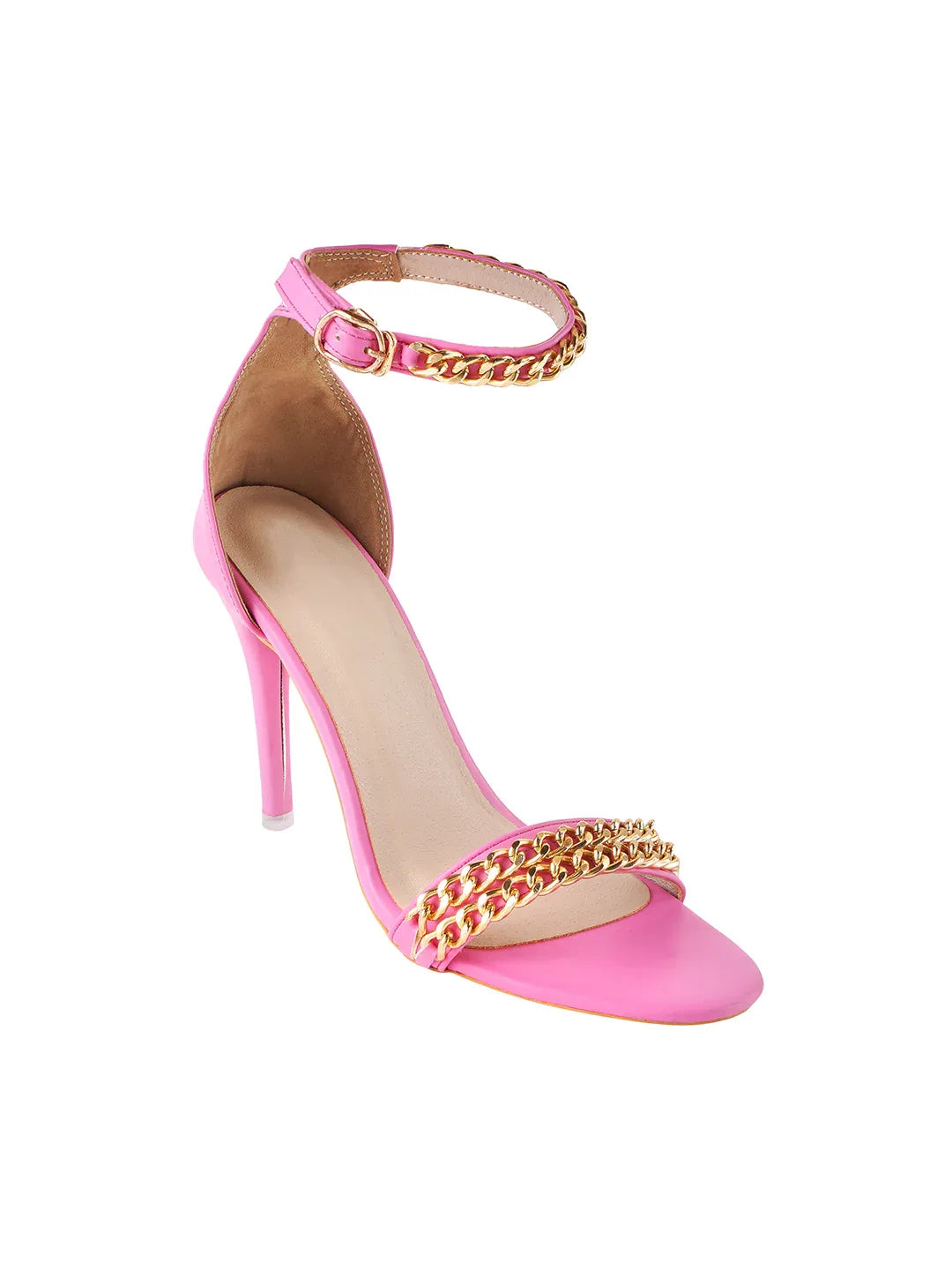 Elegant Ankle Chain Stiletto Sandals