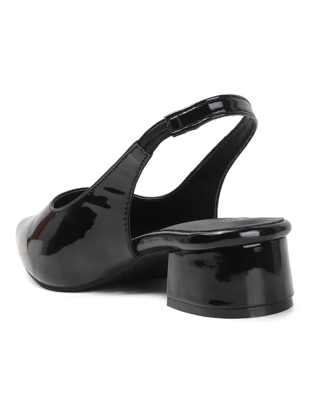 Classic Slingback Block Heel Pumps