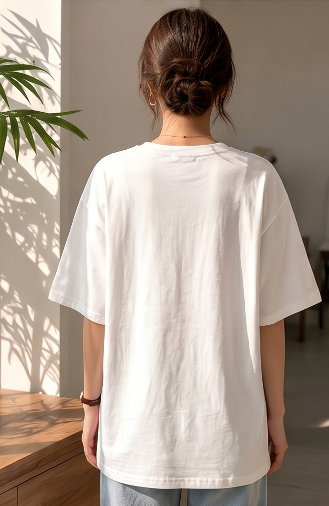 Retro Cotton Streetwear Oversized Vintage Car Graphic Printed T-Shirt