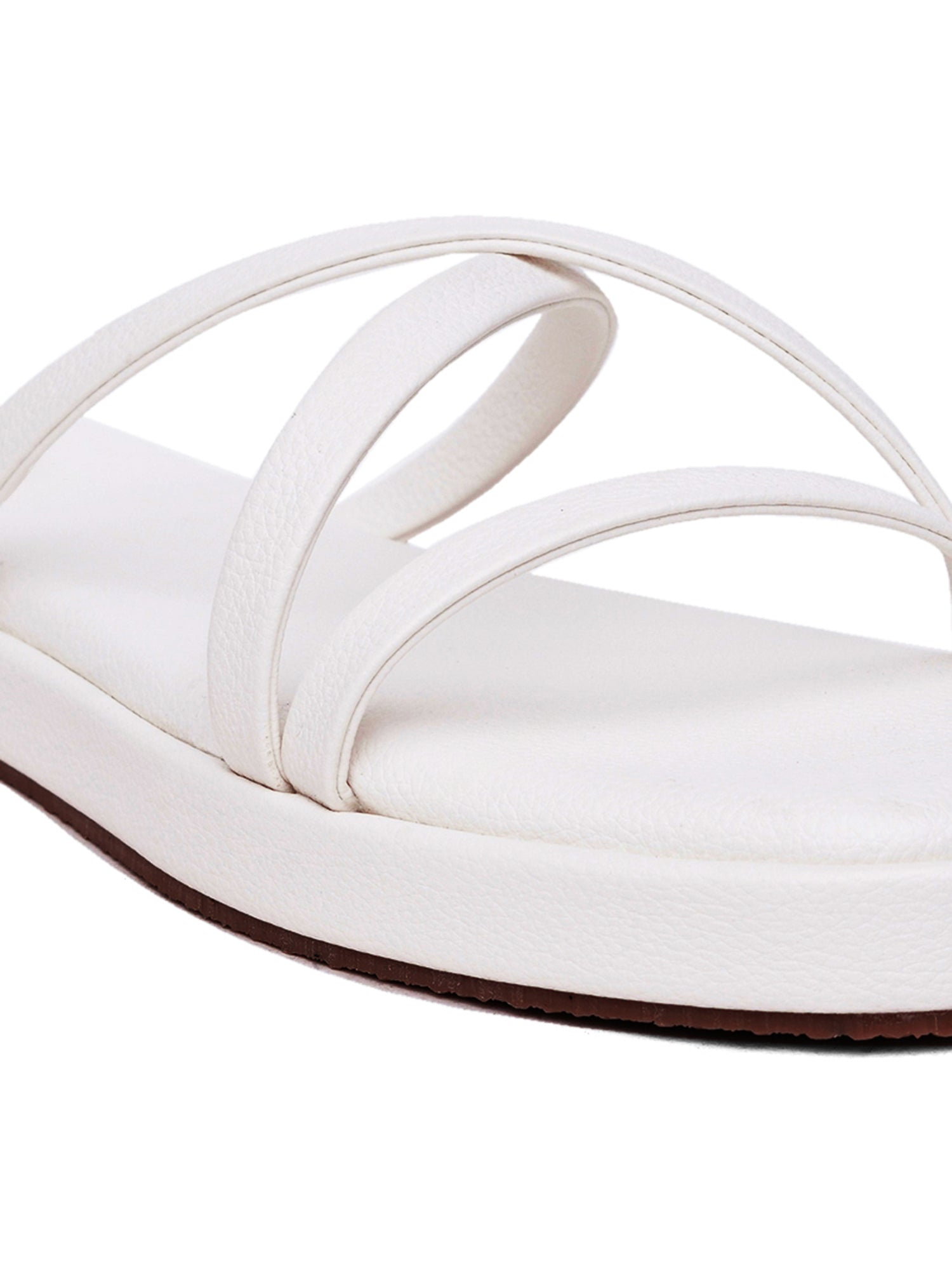 Modern Stylish Multi-Strap Flat Sandals