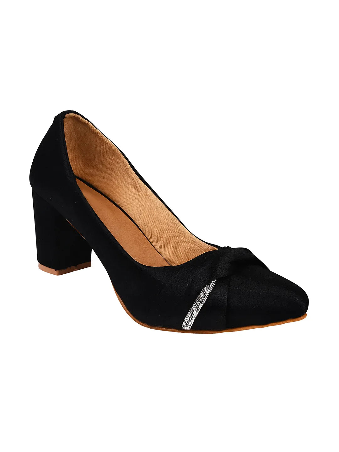 Classic Pointed-Toe Block Heels