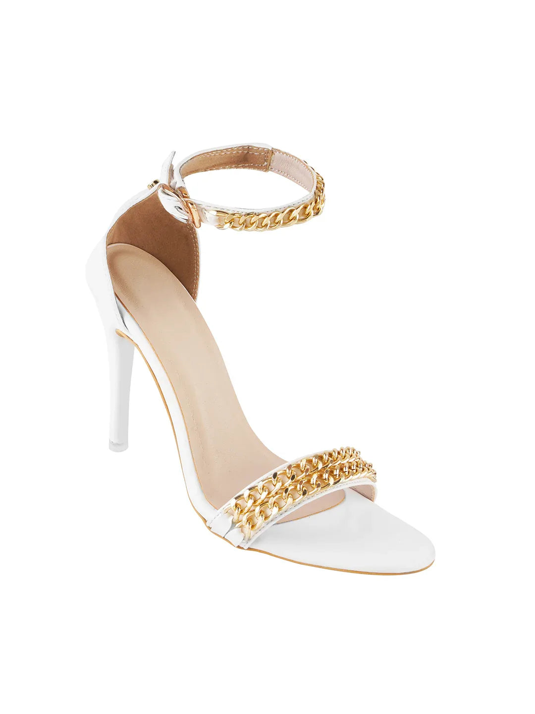 Elegant Ankle Chain Stiletto Sandals