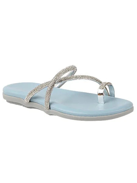 Shimmer Line Slip-On Flats
