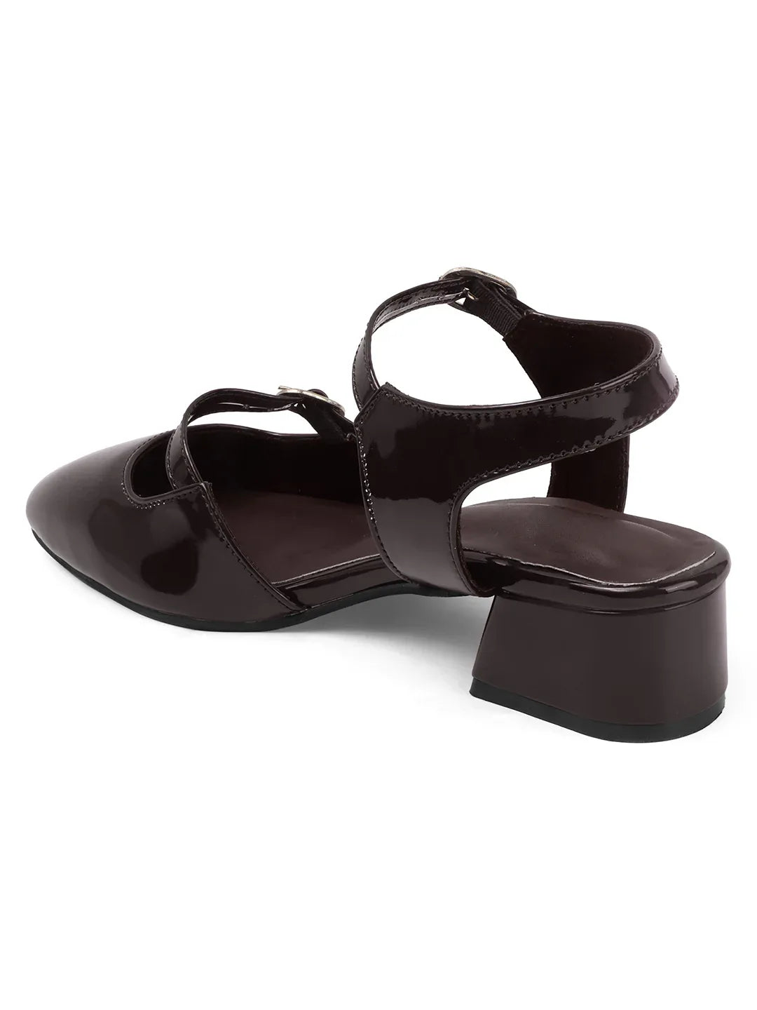 Classic Mary Jane Slingback Block Heels