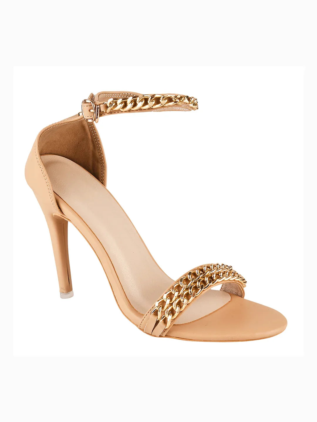 Elegant Ankle Chain Stiletto Sandals