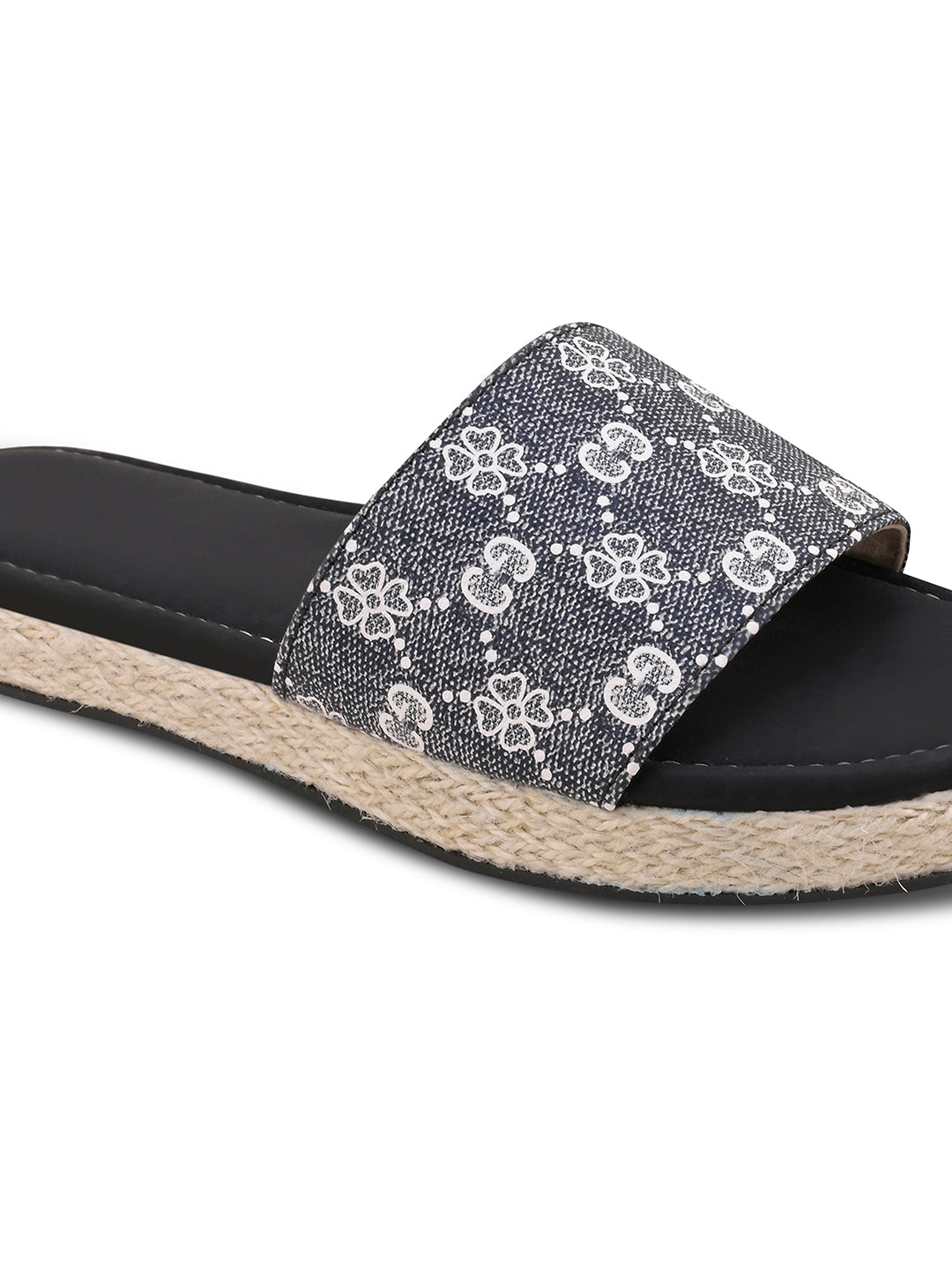 Daisy Doodle Printed Platform Slides