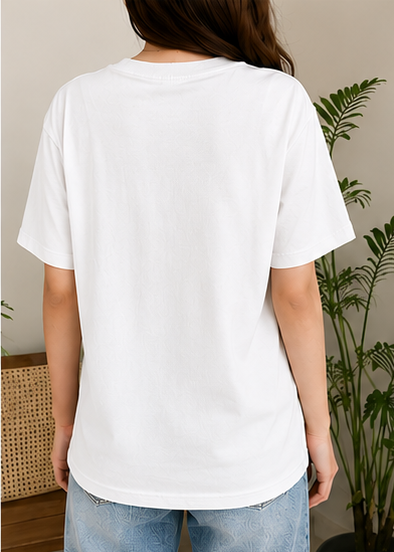 Oversized Matcha Graphic Printed T-Shirt