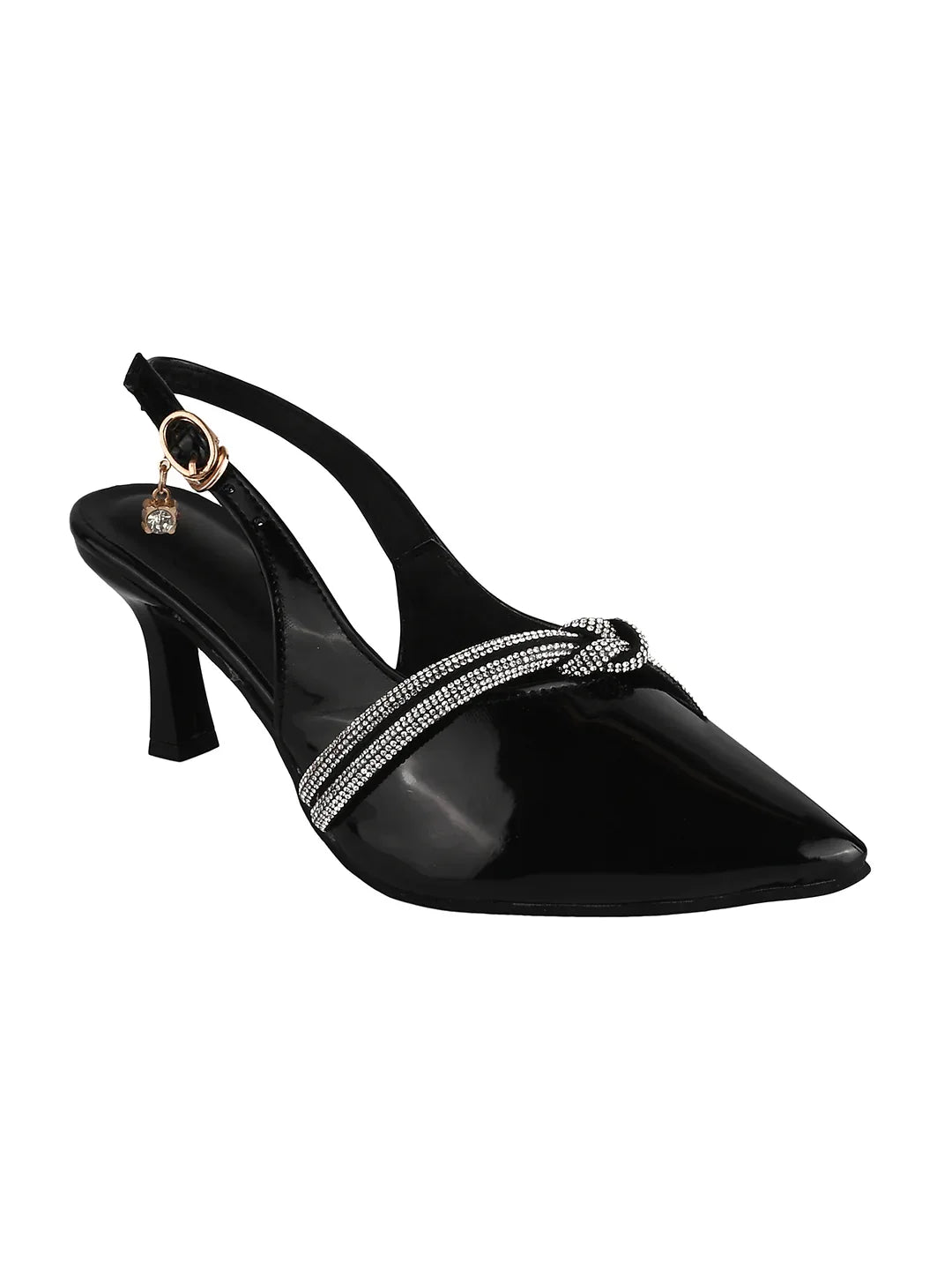 Elegant Knot Strap Heels