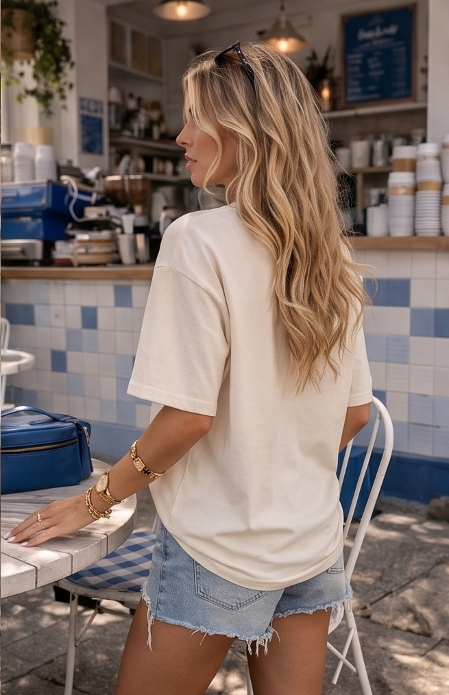 Oversized Espresso Yourself Graphic Printed T-Shirt