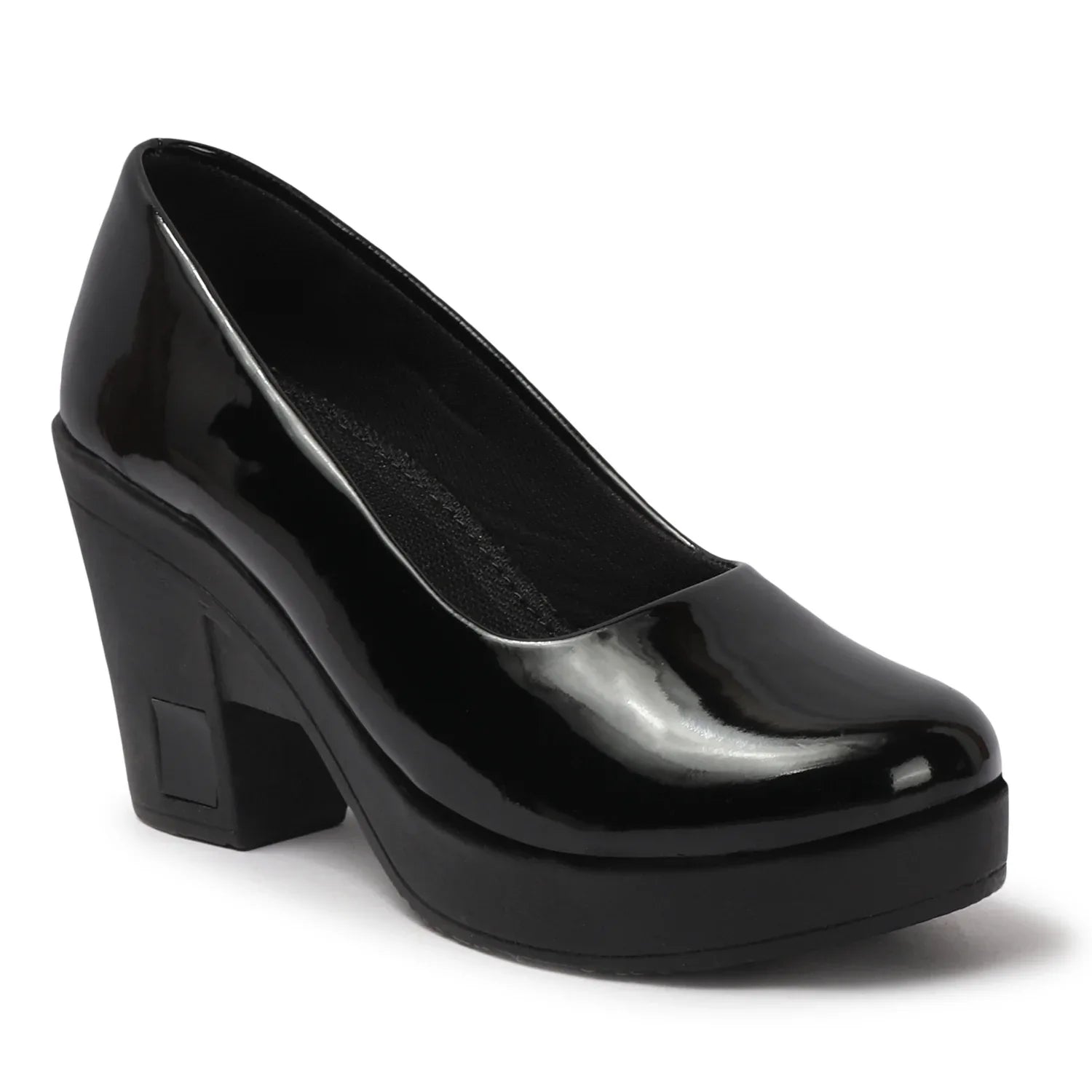Classic Block Heel Work Pumps