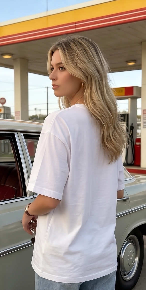 Oversized California Beach Paradise Graphic Printed T-Shirt