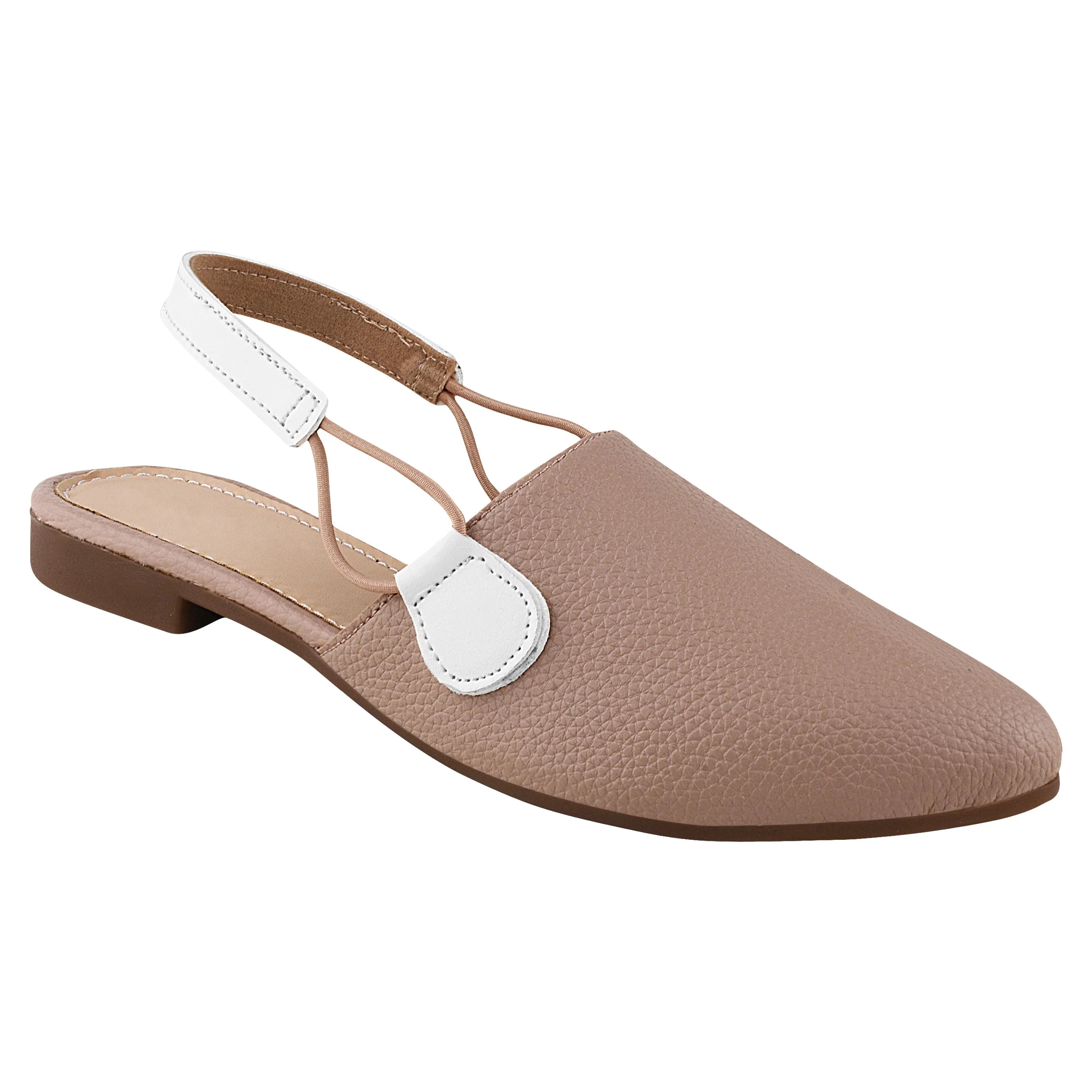 Modern Slingback Mule Flats with Pointed Toe